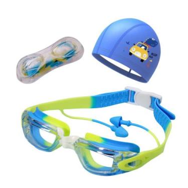 Imagem de Kit Óculos e Touca de Natação Infantil Hero Band Coleção Cores - Pools