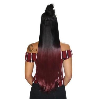 Imagem de Aplique Tic Tac Liso 70 Cm - Idêntico Ao Humano - Longo Com Volume - I