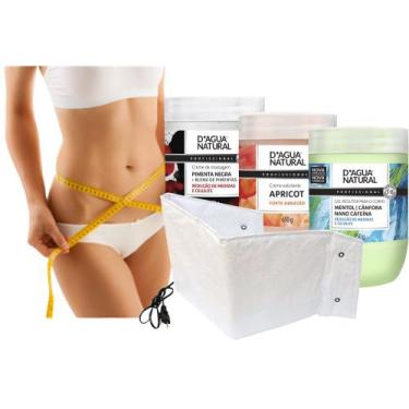 Imagem de Kit esfoliante apricot forte pimenta negra gel crioterapico cinta 220V