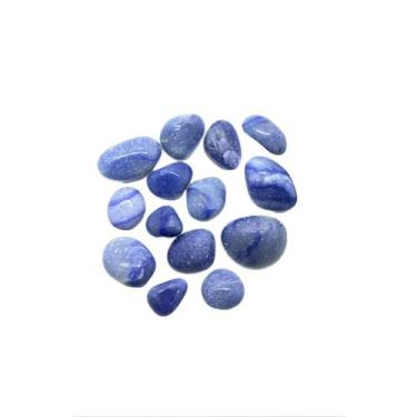 Imagem de Kit de Pedra Quartzo Azul Natural Tamanho M - 100g - Sol de Lotus