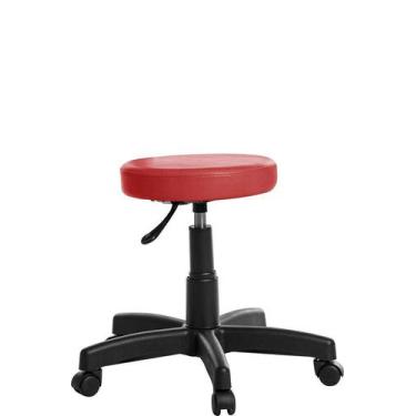 Imagem de Mocho Estética Dentista Tatuador Slim Rce Vermelho - Goldflex