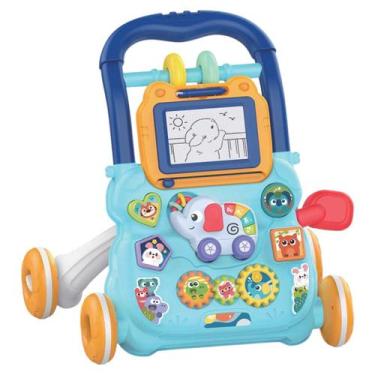 Imagem de Andador Infantil Musical Didático Educativo Empurrador Bebê DM Toys DM