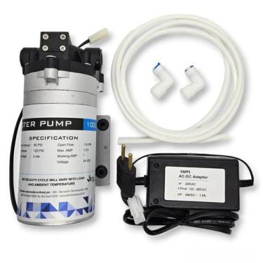 Imagem de Bomba Pressurizadora Osmose Reversa 100gpd + Fonte Energia - BBI