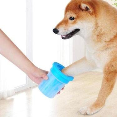 Imagem de Lava Patas Pet Para Cães E Gatos Azul - Bc Bora Colega Shop