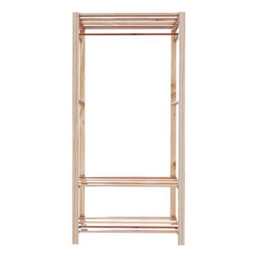 Imagem de Armário Pinus Com Prateleiras Porta Mantimentos  - Technox
