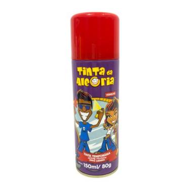 Imagem de Tinta De Cabelo Colorida Lavável Spray Infantil Festas 1 Un - Tinta da