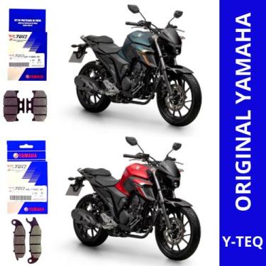 Imagem de PAR de Pastilha de Freio Original Yamaha Fazer 250 Fz25  2018 2019 202