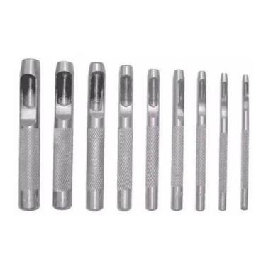 Imagem de Vazador Jogo 9 Peças De Aço Starfer Furador 2,5mm a 10mm