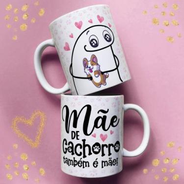 Imagem de Caneca porcelana flork mãe de cachorro também é mãe 325ml - JAQUES PER