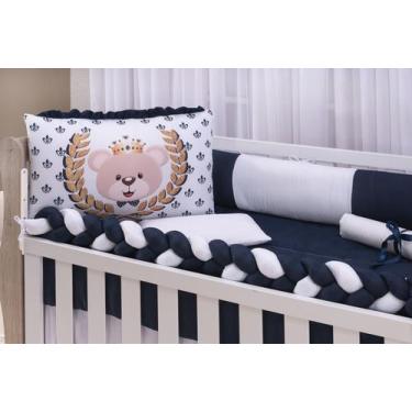 Imagem de Kit Berço Luxo 10 Peças Americano E Nacional Menina E Menino - Kolin E