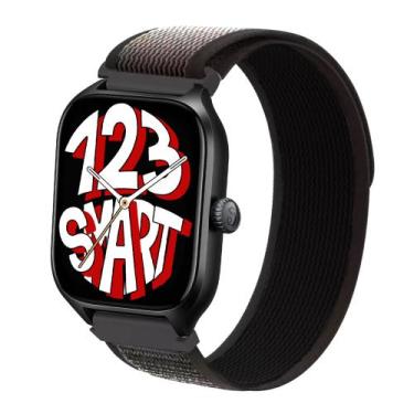 Imagem de Pulseira Nylon Nova para GTS 4 /GTS 4 Mini /GTS 3 /GTS 2 Mini - Preto 