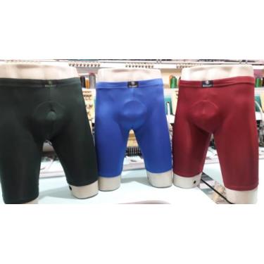 Imagem de Kit com 3 Cueca meia coxa protetora masculina - Kraken 
