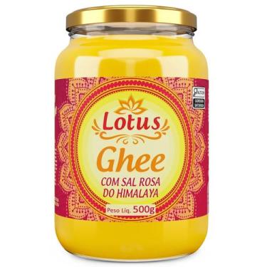 Imagem de Manteiga ghee com sal rosa 500g - lotus