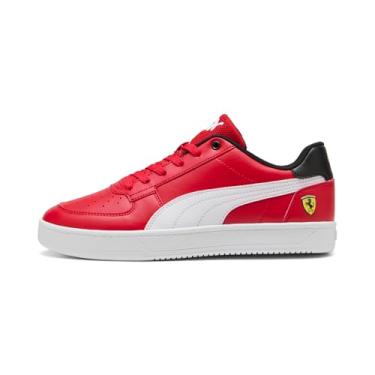Imagem de PUMA Tênis masculino Ferrari Caven 2.0, Rosso Corsa, branco, tamanho 36, Rosso Corsa - branco, 43