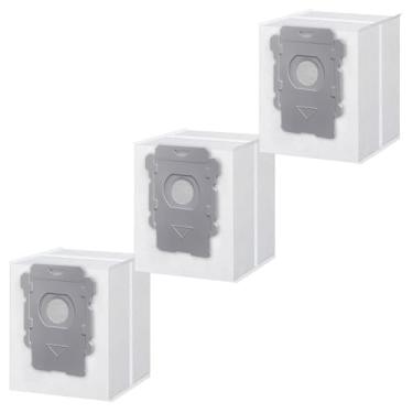 Imagem de WKZO Pacote com 3 sacos de aspirador de pó para iRobot, sacos de eliminação de sujeira de alta eficiência para todos os modelos Roomba Clean Base i1+, i3+, i4+, i5+, i7+, i8+, j5+, j7+, Combo j7+,