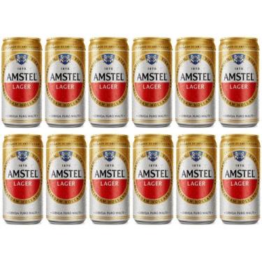 Imagem de Cerveja Amstel Lager Pilsen Lager 12 Unidades - 269ml
