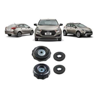 Imagem de 2 Coxim Com Rolamento Dianteiro Hb20 Hb20s Hb20x 2017 2018 - QualyKits