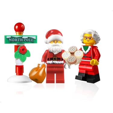 Imagem de Conjunto de minifiguras LEGO Holiday Creator Santa Mrs. Claus