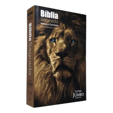 Imagem de Bíblia assembleia pentecostal letra Jumbo Extra Gigante E Harpa Capa A