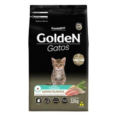 Imagem de Ração Golden Gatos Filhotes sabor Frango 3 Kg, 3025-002
