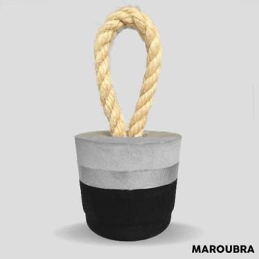 Imagem de Peso De Porta Faixa Preta e Prateado 3kg - Maroubra