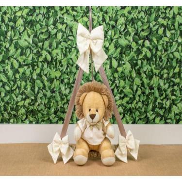 Imagem de ENFEITE DE PORTA LEÃO PROVENCE 18cm - PORTA MATERNIDADE - CKD CONFECÇÕ