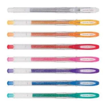 Imagem de Caneta Gel Signo Sparkling Glitter VERMELHA 0.7mm Uni-ball