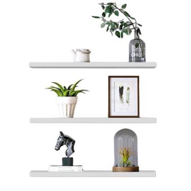 Imagem de Prateleiras Organizadoras em Madeira MDF branca - Camu Decoração 