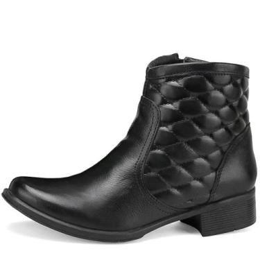 Imagem de Bota Infantil Matelassê Cano Médio Cla Cle - 312 - Preto, 26