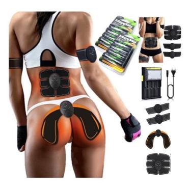 Imagem de Kit tonificador Muscular Elétrico Recarregável Bumbum Perna - SLU FITN