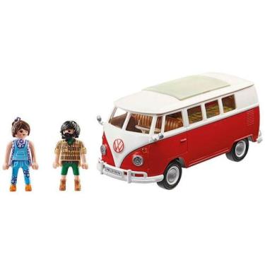 Imagem de Playmobil Volkswagem T1 Camping Bus 74 Peças - Sunny
