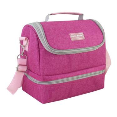 Imagem de Lancheira Térmica Infantil Juvenil Criança Bolsa Necessaire Lanches Ma