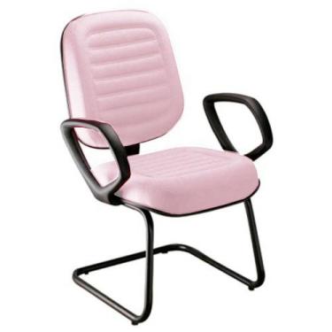 Imagem de Cadeira Diretor para Escritório Linha Blenda Rosa - Design Office Móve