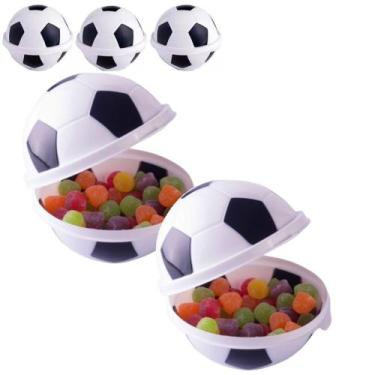 Imagem de Potes Bola de Futebol Festa Tematica Aniversario 5UN - Plasutil, Bola 