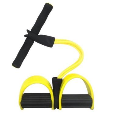 Imagem de Extensor Elástico Para Exercício Resistência 4 Fios - dute, Amarelo