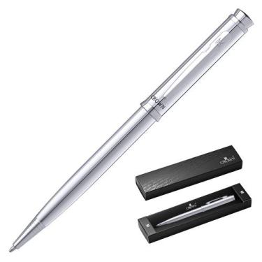 Imagem de Caneta Crown Amsterdan Esfero Diversas Cores Original, PRATA