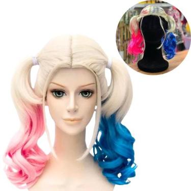 Imagem de Peruca Da Alerquina Infantil Meninas Halloween Carnaval - Bela Import