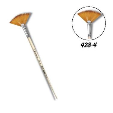 Imagem de Pincel Condor 428-04 Leque Sintético Cabo Curto 