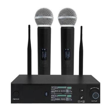 Imagem de Microfone sem Fio Leson LS VKS2 com Bluetooth - Leson - Leson Microfon