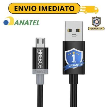 Imagem de Cabo Carregador Turbo Para Moto G5 G5s Plus E6i E5 Play G4 - HREBOS