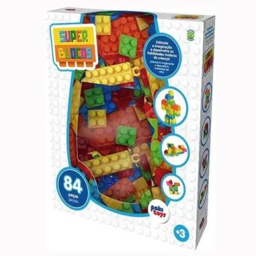 Imagem de Super blocos 84 peças - paki toys - 1279, U