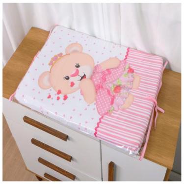 Imagem de Trocador de Fraldas Plastificado Americano Bebê Menina Menino - Maria'