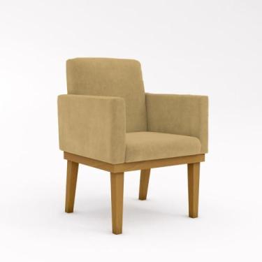 Imagem de Cadeira Reforçada para Mesa Jantar Estudos  Balaqui Decor, Capuccino