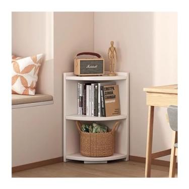 Imagem de LICONG-2019 Aparador, armário triangular, armário de canto, canto de parede, suporte de armazenamento, armário de canto, parede lateral, estante de armazenamento de chão a chão, armário de canto (40 *