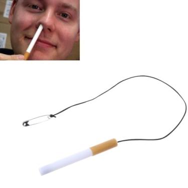 Imagem de MilesMagic Magician's Cigarette Up The Nose Gimmick | Vanishing Fake Cigarette Real Invisible Mentalism Street or Stage Close Up Illusion Effect Magic Trick