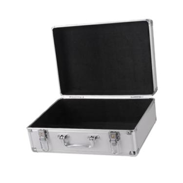 Imagem de YIJU dura maleta de transporte caixa de ferramentas mala liga de alumínio portátil caso de armazenamento instrumento documento organizador caixa, Style B