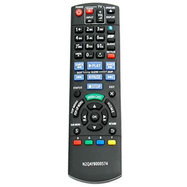 Imagem de Controle remoto AIDITIYMI de substituição N2QAYB000574 adequado para Panasonic Blu-Ray/DVD Player DMP-BDT310P DMP-BDT310 DMP-BDT215P DMP-BDT215 DMP-BDT210P DMP-BDT210 DMP-BDT110