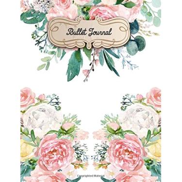 Imagem de Bullet Journal: A4-160 pages - Fleurs - couverture souple glossy - Pointilles - Dot point, bullet journal, dot grid, planner, planning, organizer, journal, Fleurs, Bujo