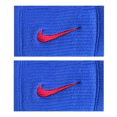 Imagem de Nike Pulseiras largas duplas Dry-Reveal (Dri-Fit, Royal/Red) - Unissex