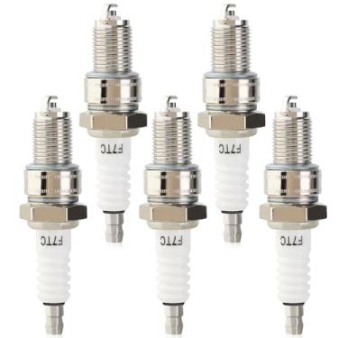 Imagem de QAZAKY 5 pçs Spark Plug F7TC Substituição para GX120 GX160 GX200 GX240 GX270 GX340 GX390 Gerador Gramado trator Rototiller Bomba de água Gokart Mini Bike máquina de polimento de inclinação 177F 182F